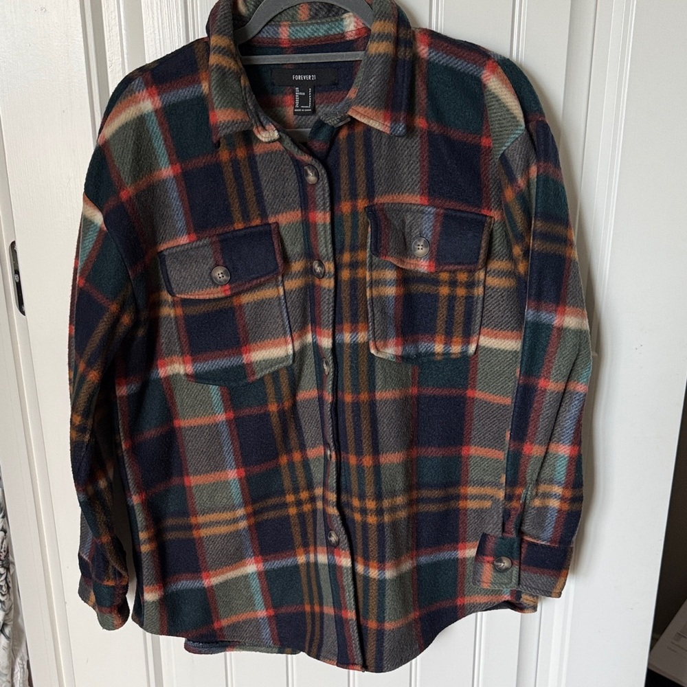 Forever 21 Plaid Flannel Shacket